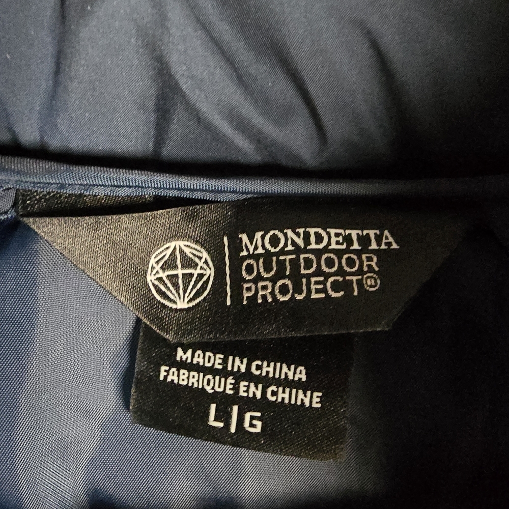 Mondetta Outdoor Project Women's Dark Blue Puffer Vest Size Large‎ Pockets - Picture 5 of 6
